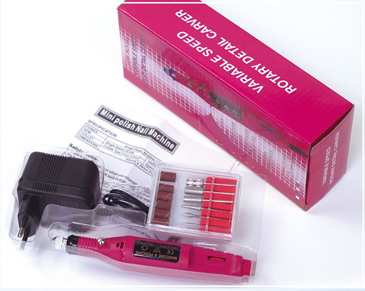 Electric Nail Drill Sk-ND01 20000rpm 110-240V Pen Shaped Drill Bits Nails