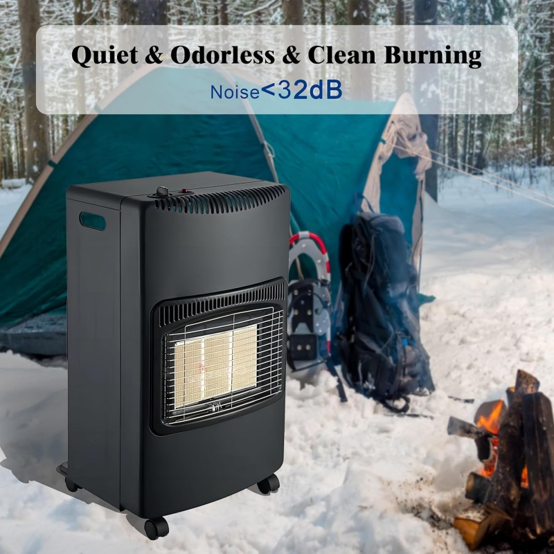 Electric Integrated Mobile Household Freestanding Gas Heater (GAHT4200)