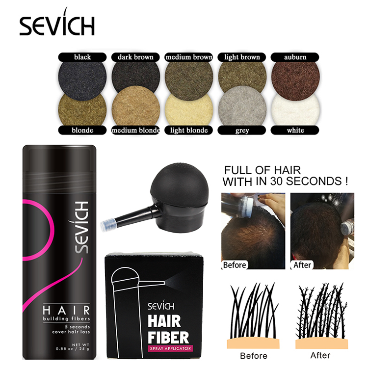 OEM Pure Plant Extracts Hair Building Fiber Hair Thickening