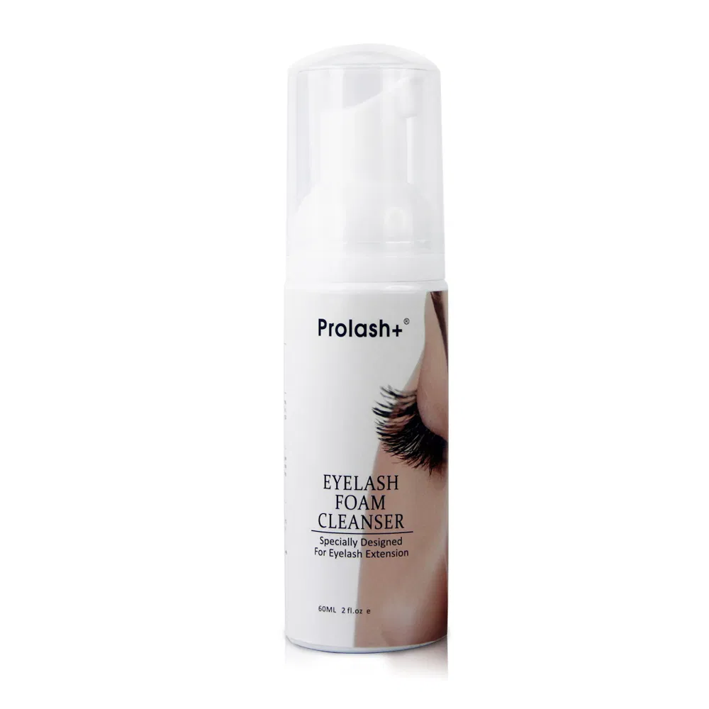 Prolash+ Eyelash Foam Cleanser Organic Natural Cruelty Free Fast Effective Non-Irritating Cleaning No Side Effect Gentle Wholesale Factory Direct Professional