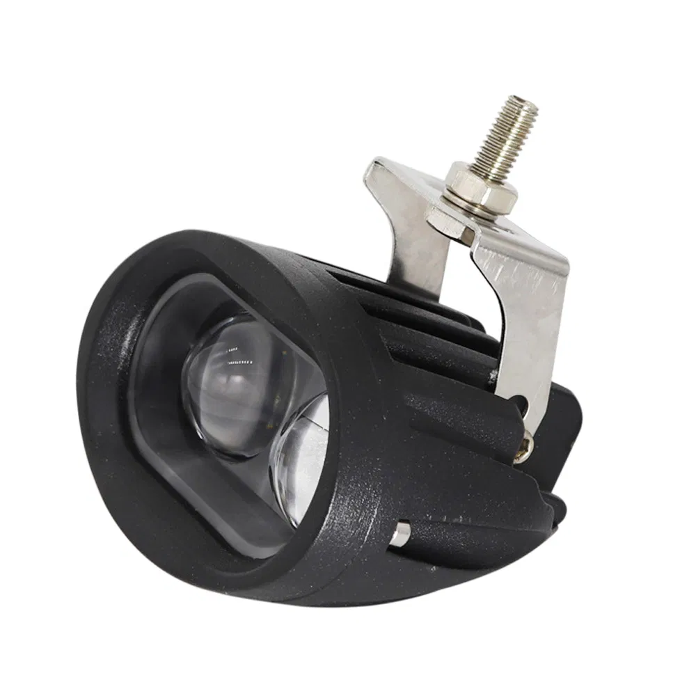 Super Bright 10-80V 20W Dual LED Warning Beacon | Blue Red Zone Safety Light for Warehouse & Forklift