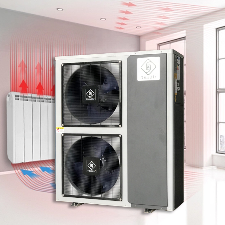 Factory Supply -30dg Low Noise 14kw12 Cop6 CE a+++ 70d Room Heating Air Cooling Dhw R290 Monoblock DC Inverter Air Energy Tap Hot Water Heater Pump Boiler
