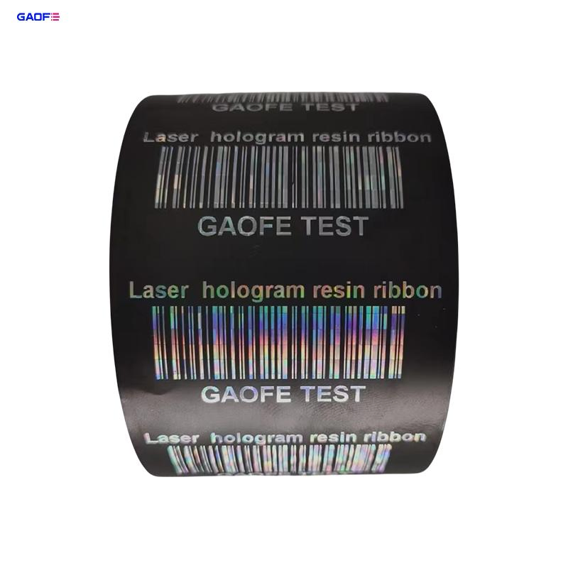 PP Black Continuous Paper Printing Clearly Waterproof Synthetic Paper Label