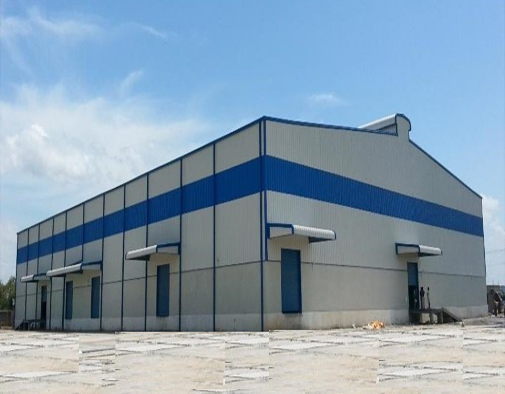 Hot Sale Prefabricated Structural Industrial Construction Steel Metal Storage Shed