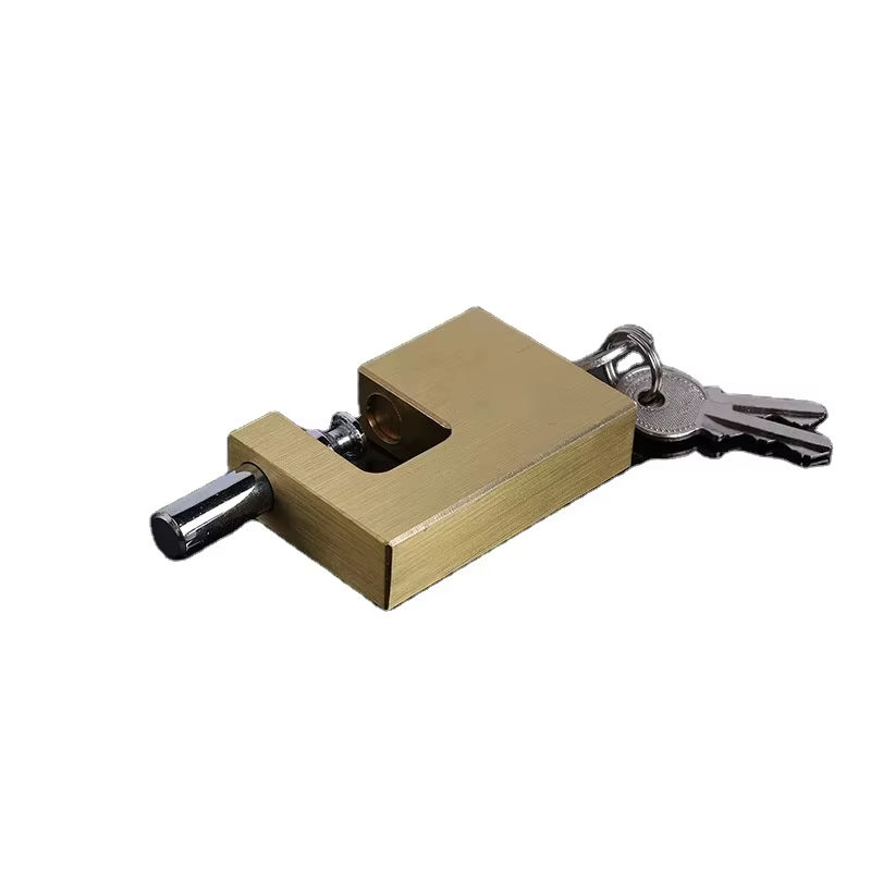 Premium Custom Waterproof Padlock Copper Core Rectangular Brass Security Lock