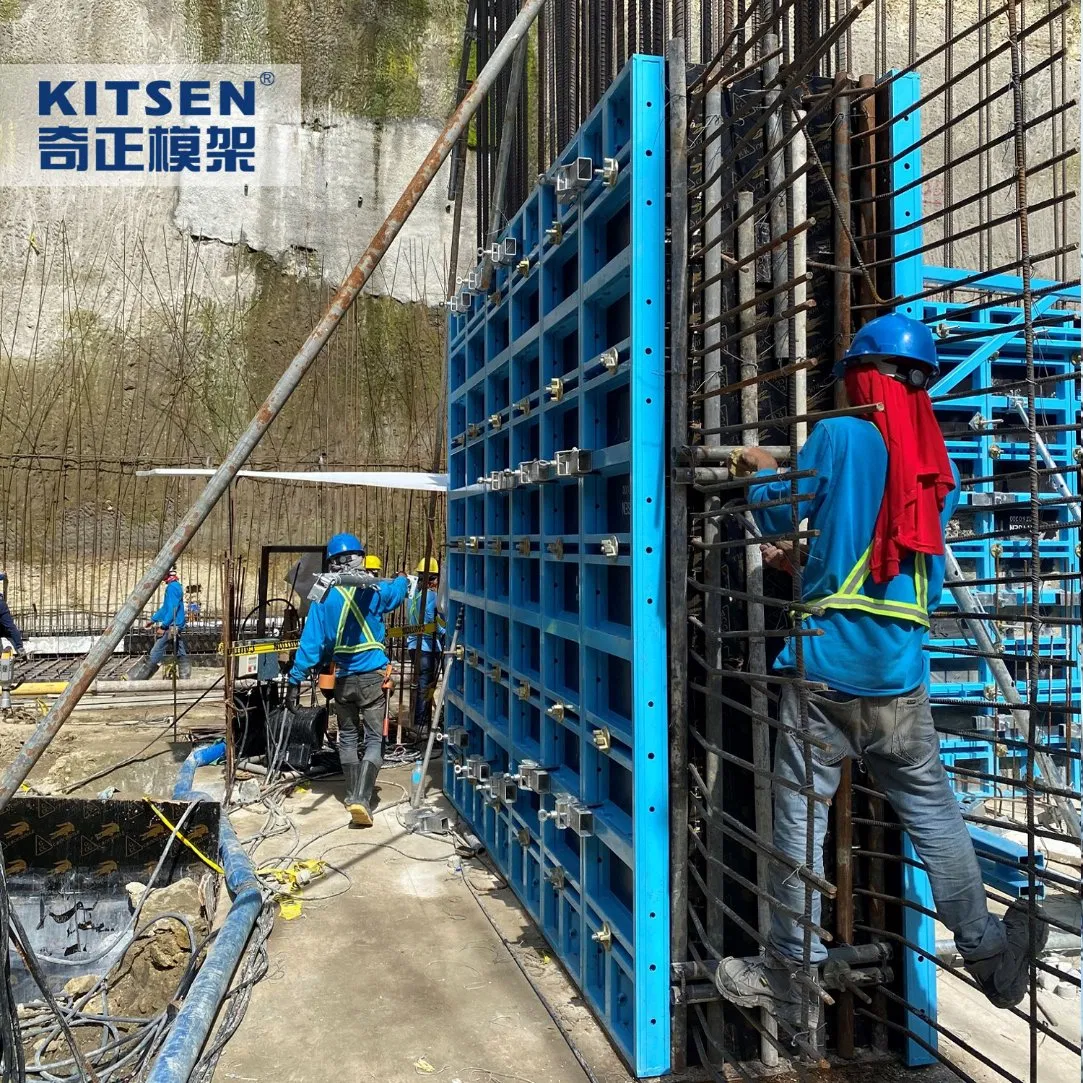 High-Load Aluminum Frame Formwork for Massive Concrete Retaining Wall Project Building Material