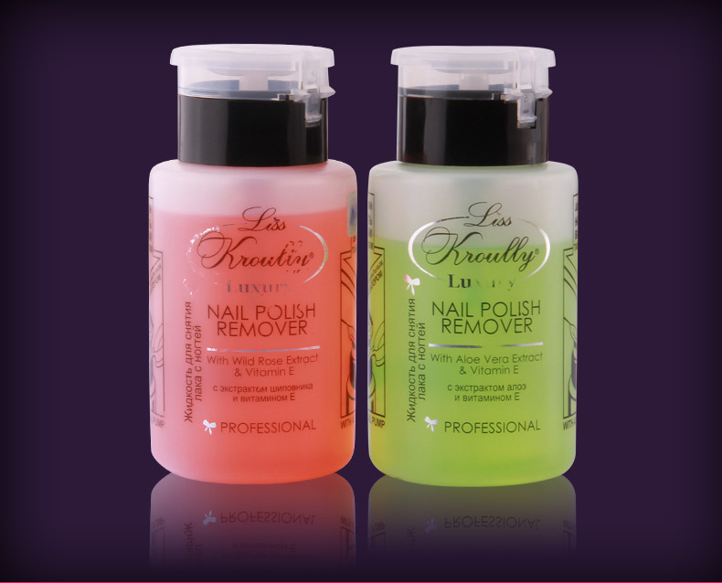 Cheap Nail Polish Remover with Pump Press to Use Large Volume Nail Polish Remover 180ml