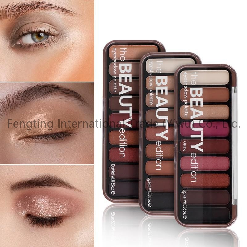 Glitter, Shimmer & Blinding Sparkle with Matte Nine-Color Eyeshadow Palette