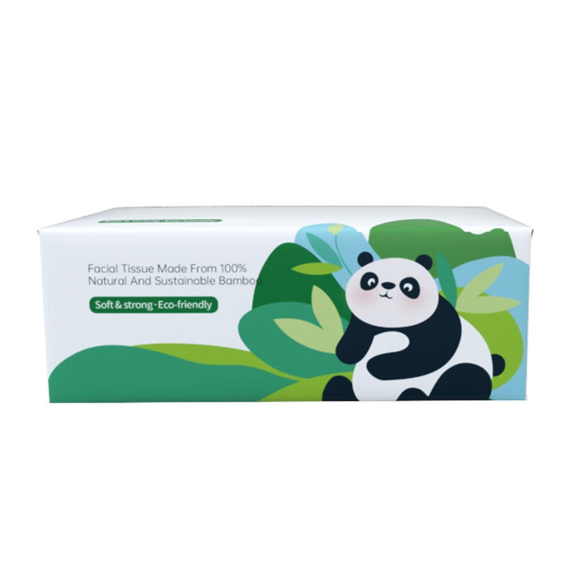 Wet Strength Technology Portable Tissues The Bamboo Fiber Facial Tissue Paper Napkin Box