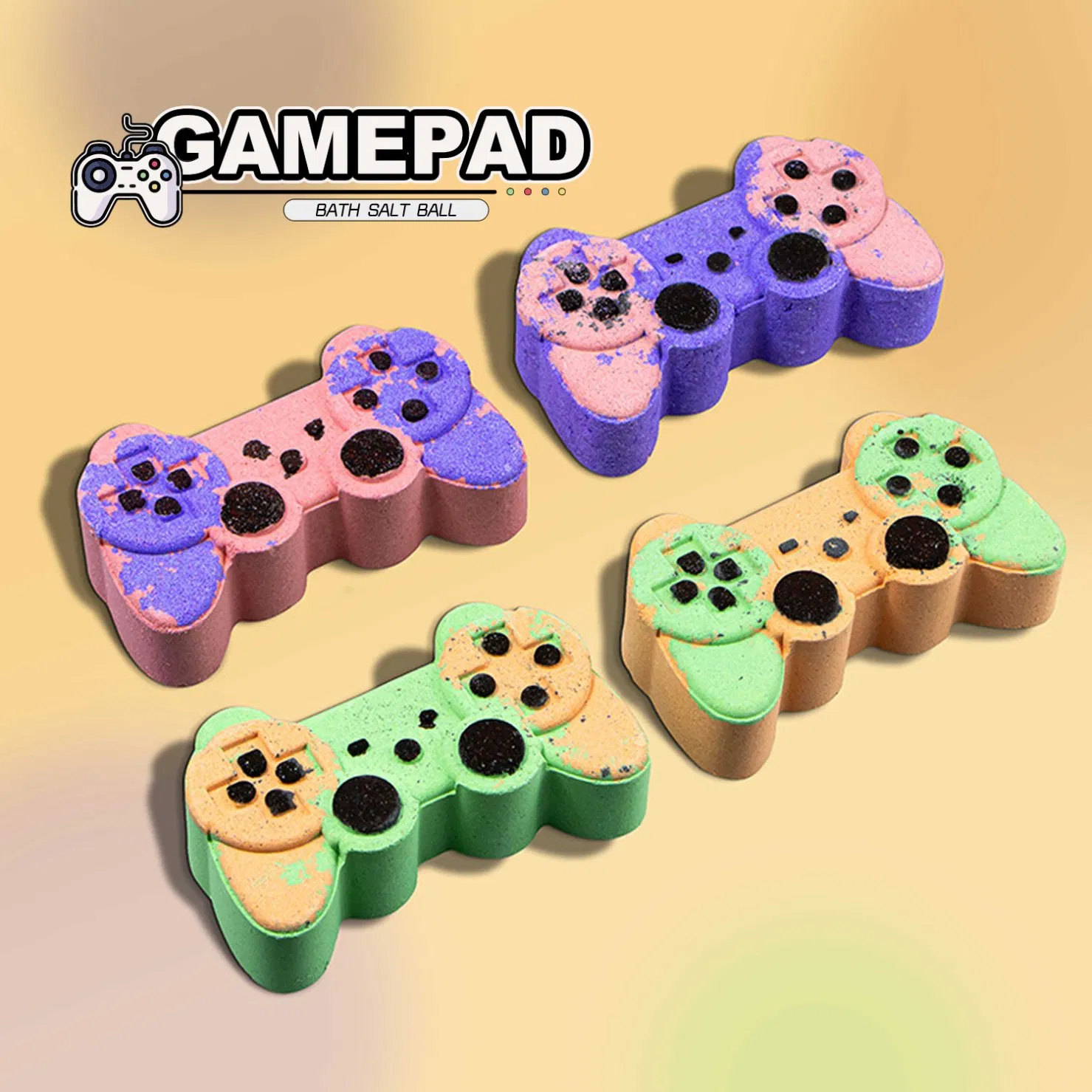 Gentle Gamepad Bath Salt Balls for All Skin Types