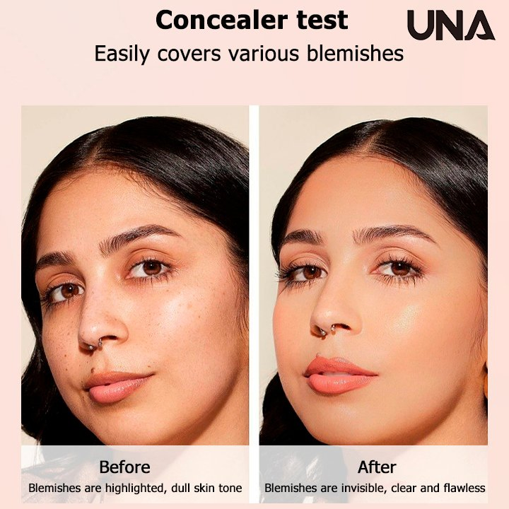 Face Circles Tear Troughs Brightening Hydrating Matte Foundation Concealer Liquid Full Coverage Concealer for Dark Skin