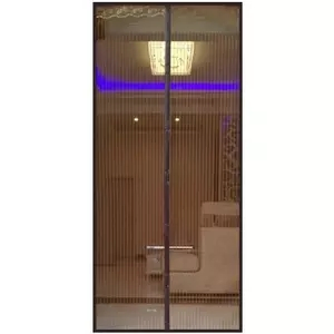 Hexagonal Holes Polyester Door Curtain