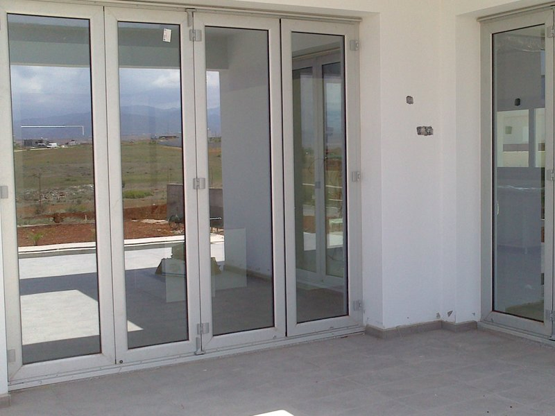 Bi-Fold Bifold Glass Sliding Folding Glass Patio Door Window