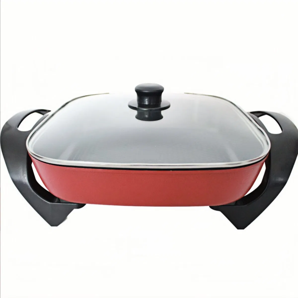 Multifunctional Electric Hot Pot Aluminum Alloy Liner Grilling and Frying