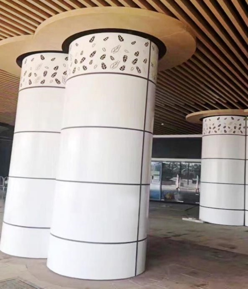 Low Price Aluminium Cylindrical Decoration Used in Curtain Wall Profile