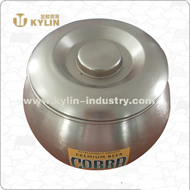 China High Quality Aluminum Ball Shaped Ice Bucket