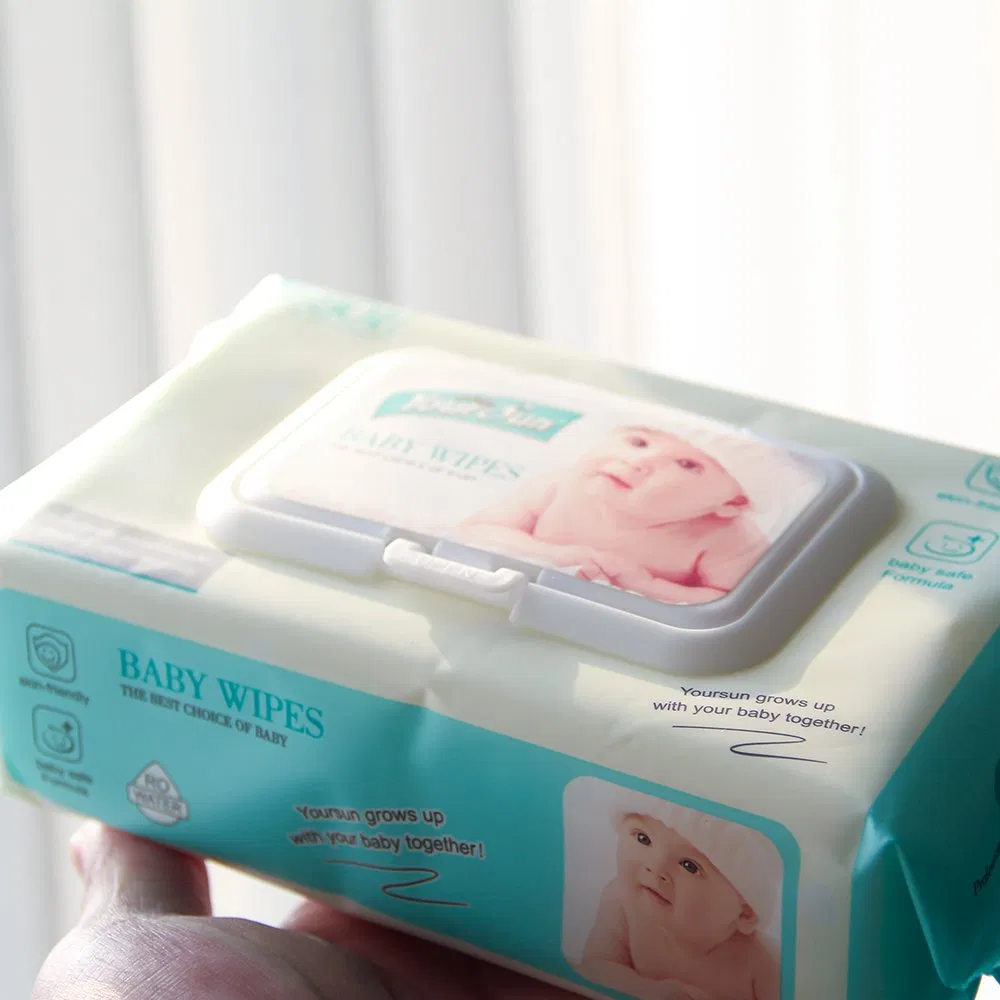 Disposable Soft Spunlace Cleaning Unscented Baby Wet Wipe for Sensitive Skin Quanzhou Manufacturer