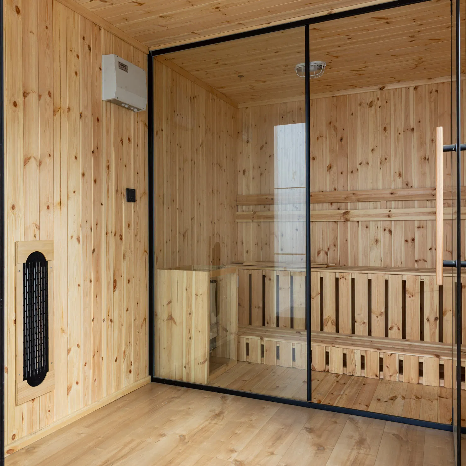 Waterproof 13FT Outdoor Sauna for 4 People - Portable Family Sauna House