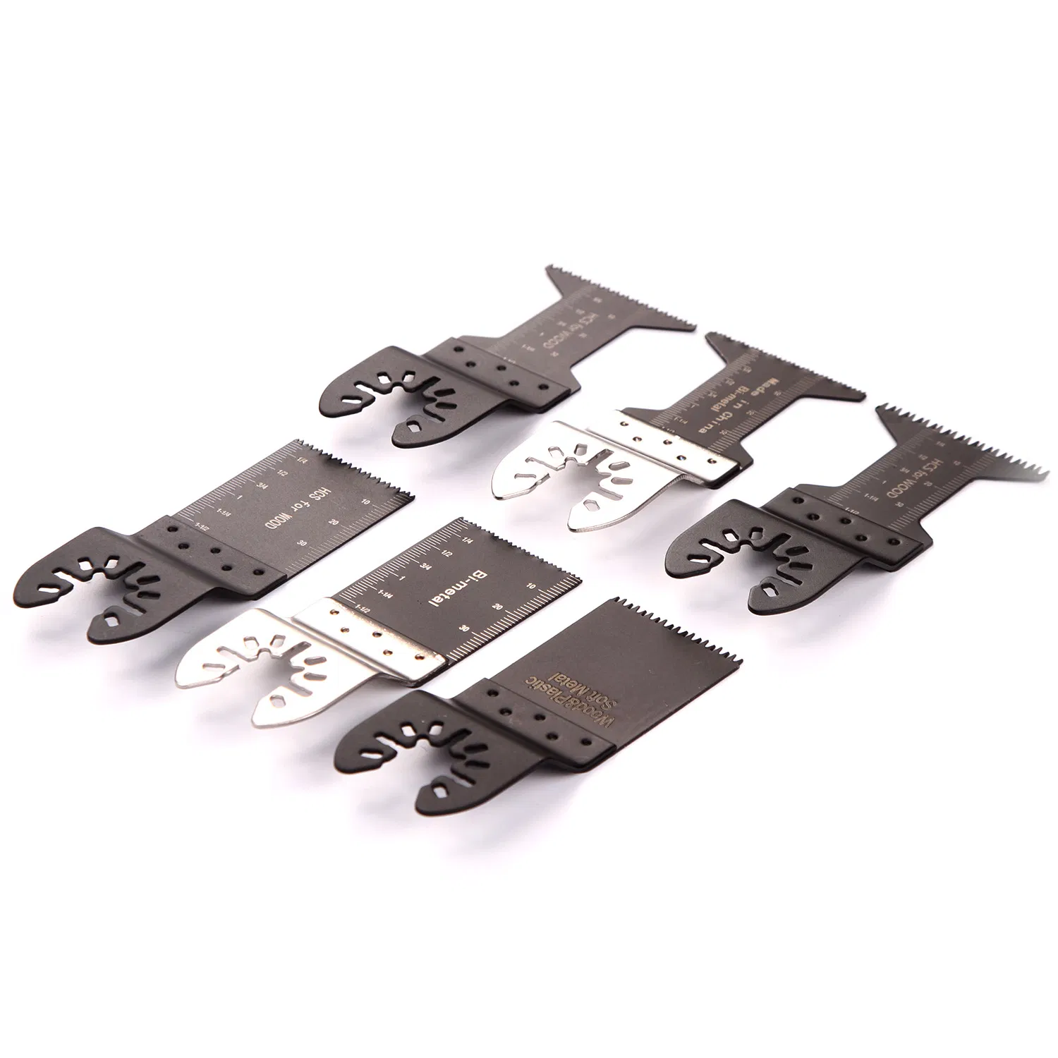 6-Piece Bi-Metal Oscillating Saw Blades for Contractors