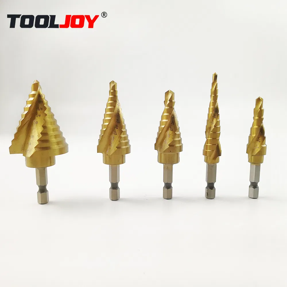 Professional Supplier Supply Cobalt M35 Material Step Drill Bit Set for Drilling Holes