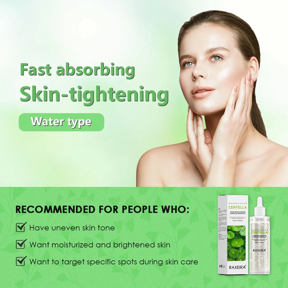 OEM Natural Centella Asiatica Ampoule Soothing & Nourishing Facial Serum
