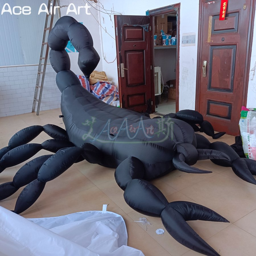 9.8FT Long Inflatable Halloween Scorpion Mascot Model Decorative Scorpions for Outdoor or Events