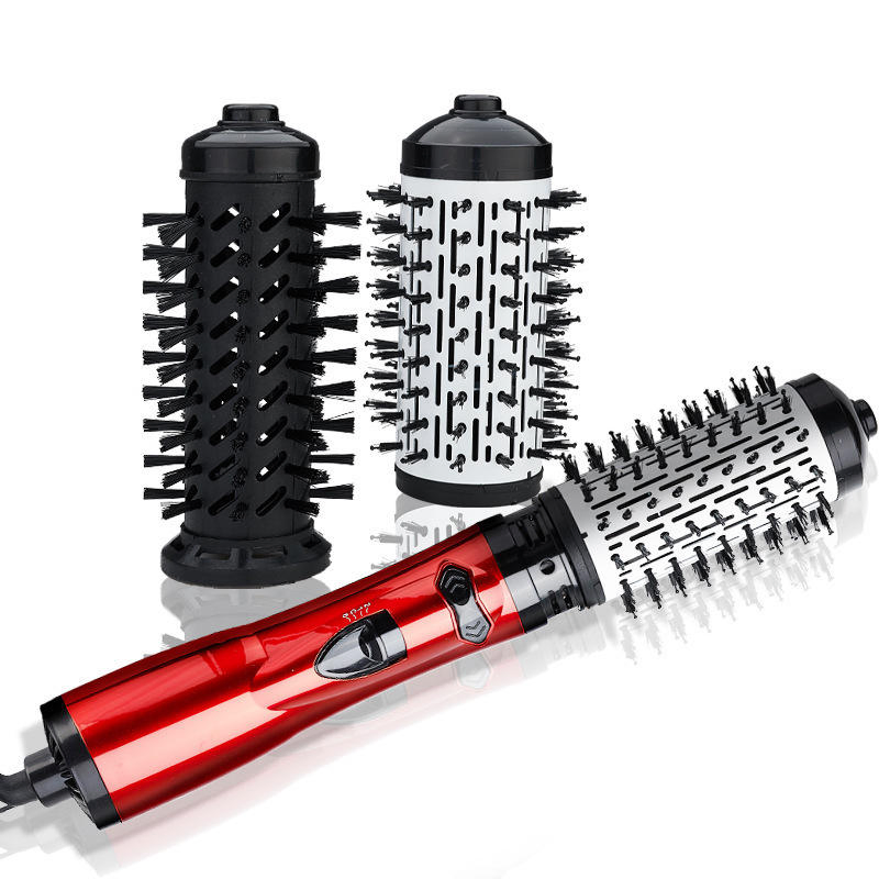 Wholesale 2-in-1 Fluffy Ceramic Hot Air Hair Comb. This Multifunctional Styling Tool Combines a Hot Air Comb and Large Wave Automatic Curling Iron, Featuring CE