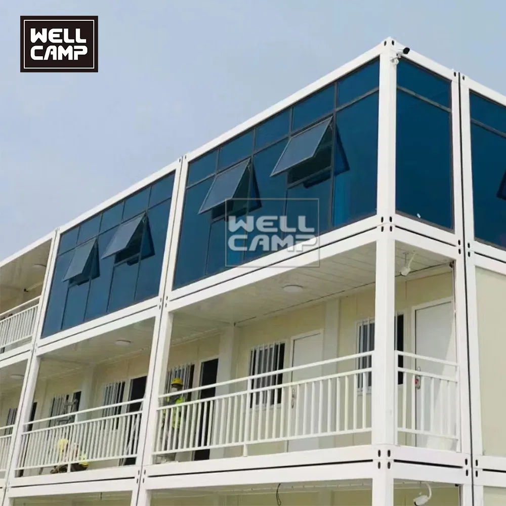 Hot Sale Customizable 40FT Office Building Poultry Farm House Affordable Double Floor Container Resort