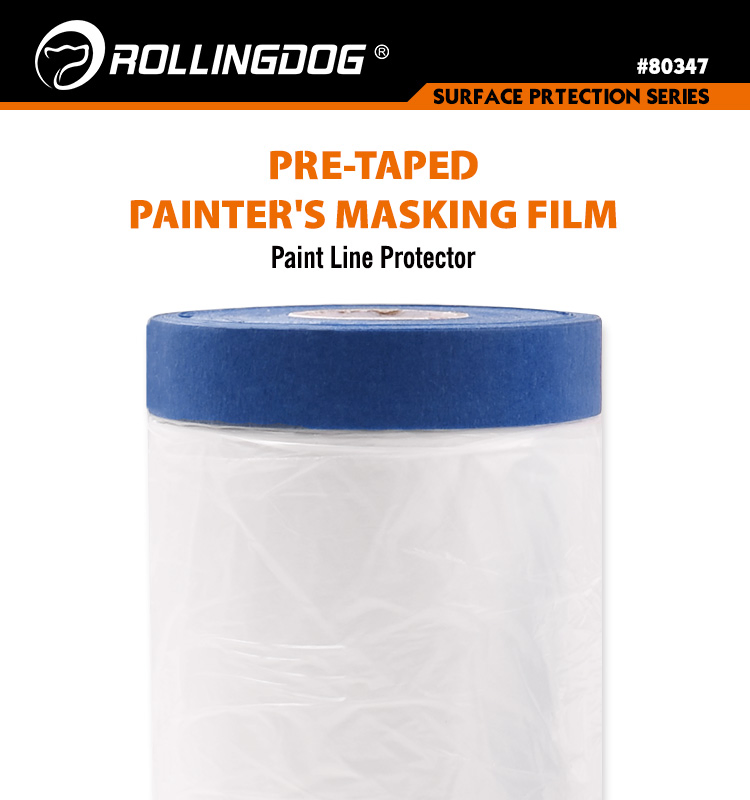 Rolingdog-PRO 80347 Blue Painter's Tape Masking Film