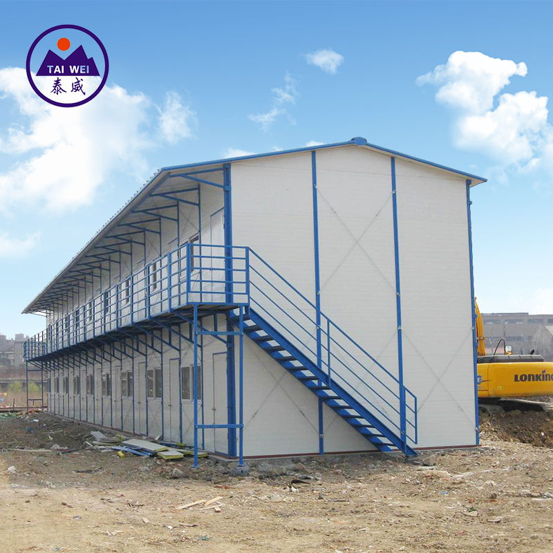 Steel Structure Laborer Camp Dormitory Prefab House (TW828J)