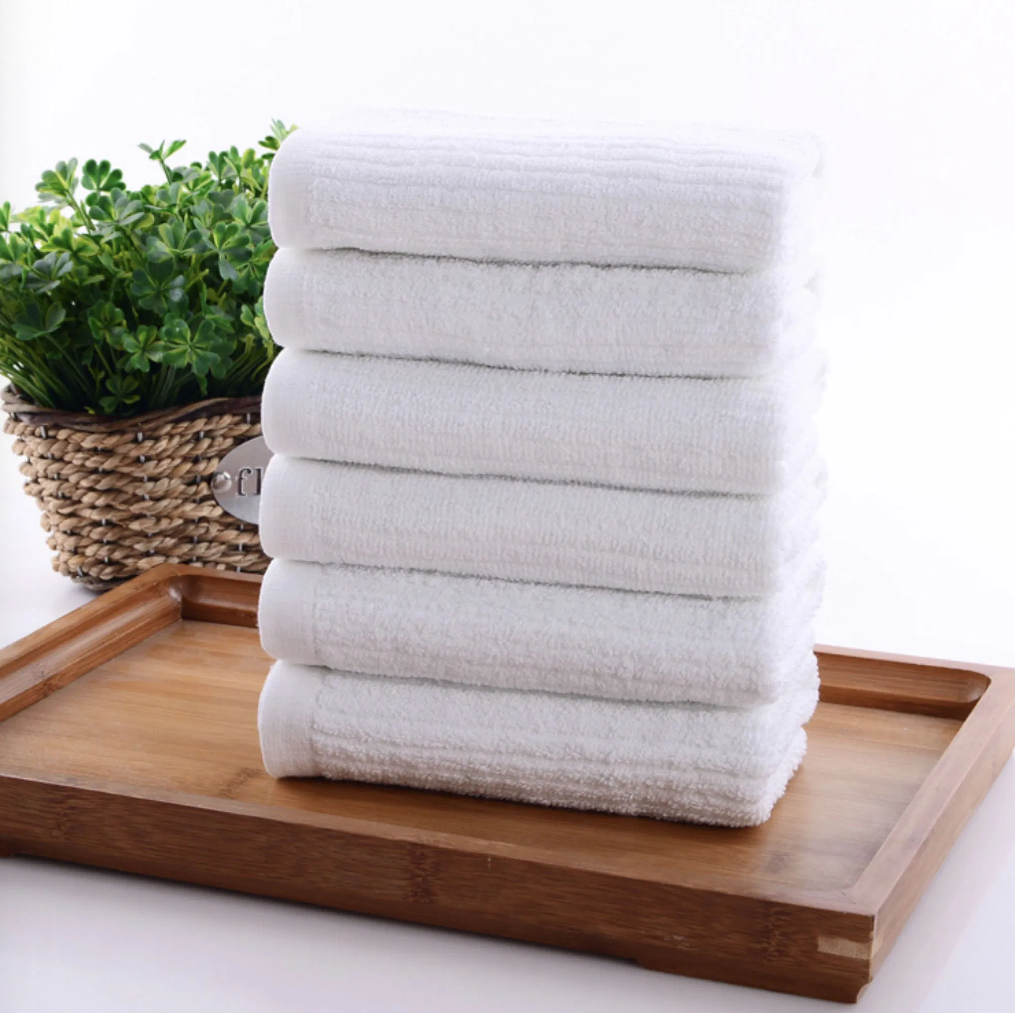 White Towel Hotel Sets/Face Towel/Bath Towel/Hand Towel