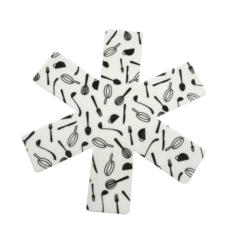 100% Polyester Kitchen Placemat Felt Pot Holder Pan Protectors
