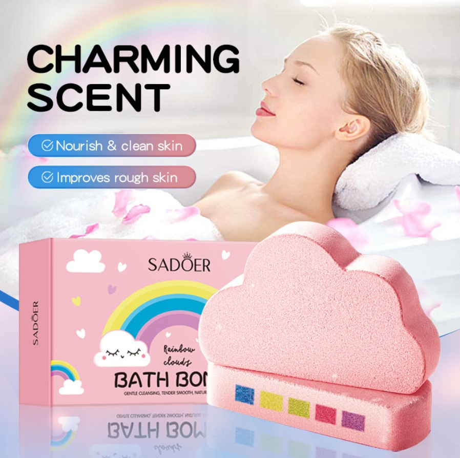 Online Wholesale and Retail Bubble Bath Fizzies Kids Bath Bombs Organic Cloud Balls Fizzzy Gift Set Rainbow Bath Bombs Rainbow Kids Bath Fizz Ball