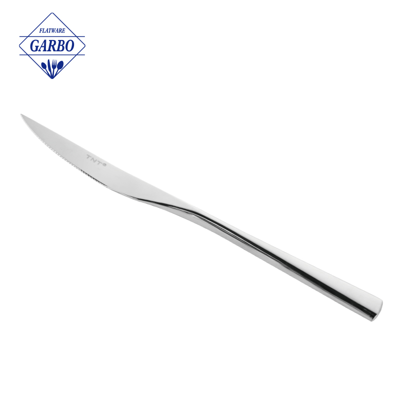 Premium 410 18/0 Stainless Steel Sharpened Sawtooth Steak Dinner Knife