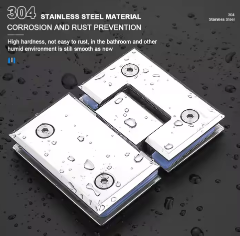 Premium Heavy-Duty Glass Shower Door Hinge for Any Bathroom