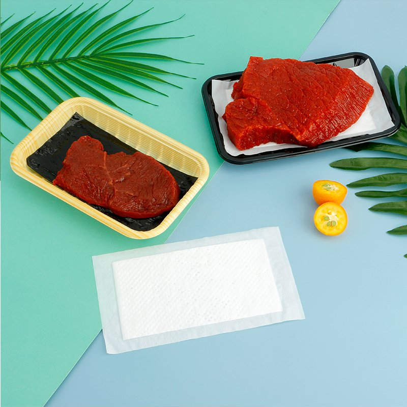 Eco-Friendly Seafood Pads for Fresh Meat and Veggies
