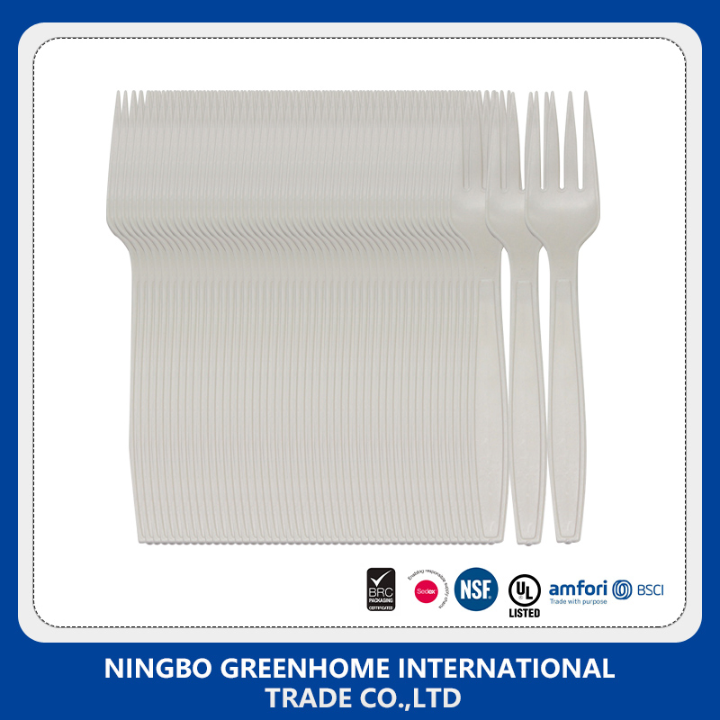 100% Compostable Forks Spoons Knives Bio Cutlery Combo Set