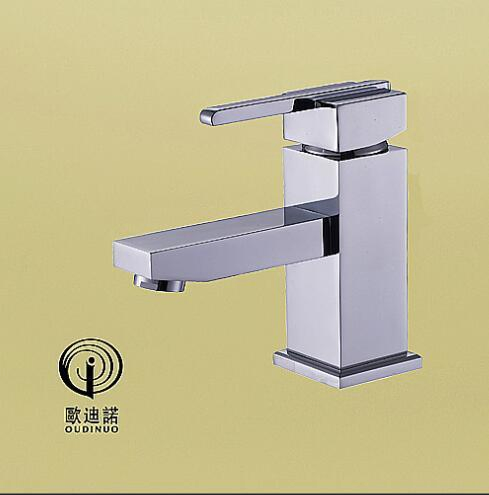 Brass Body Water Taps Bathroom Basin Single Hole Single Handle Cold and Hot Water Faucet Manufacturer