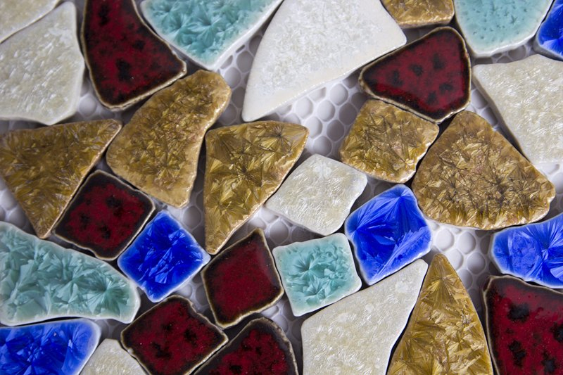 Transmutation Glazed Ceramic Pattern Luxury and Elegant Mosaic Tile