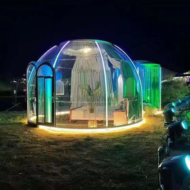 PC Sheet Star Room Clear Prefabricated Prefab Igloo Camping Transparent Bubble House Tiny House Bubble House Dome Tent