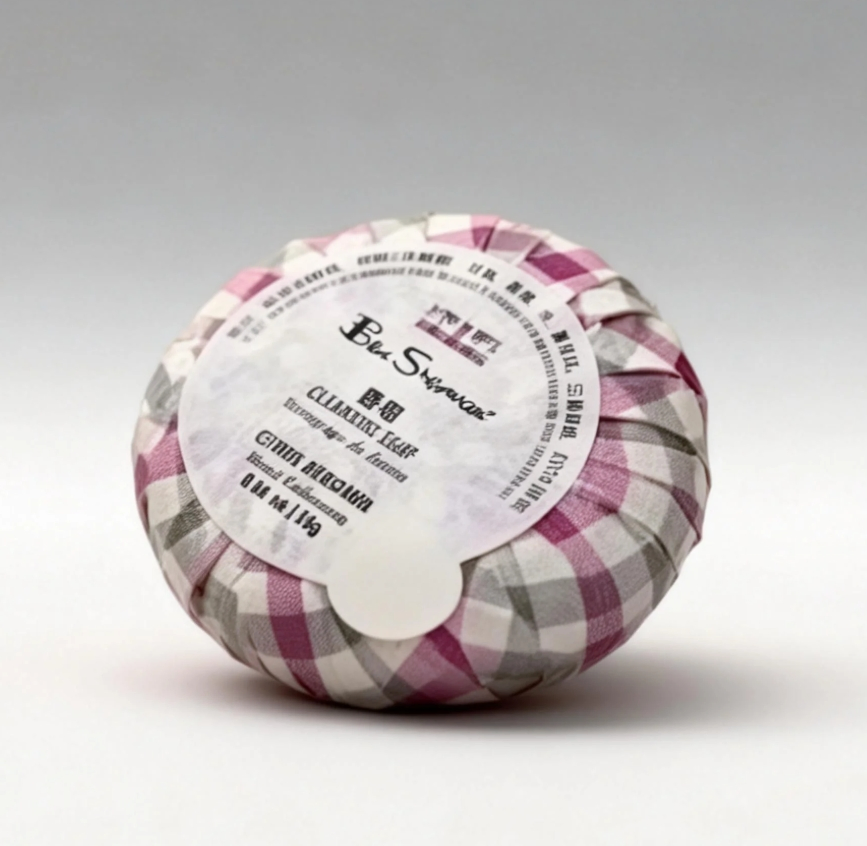 25g Round Hotel Guest Soap in Paper Wrap with Custom Label