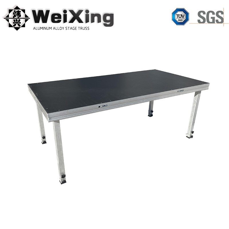 Square Leg Portable Quick Install Aluminum Modern Concert Events Stage Outdoor Indoor Stage Platform