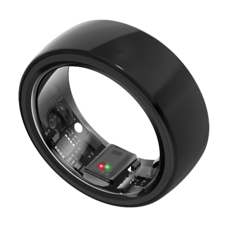 Smart Ring Fitness Tracker, Health Sleep Heart Rate Blood Oxygen Tracker Smart Ring, Waterproof Bluetooth Tracker Rings
