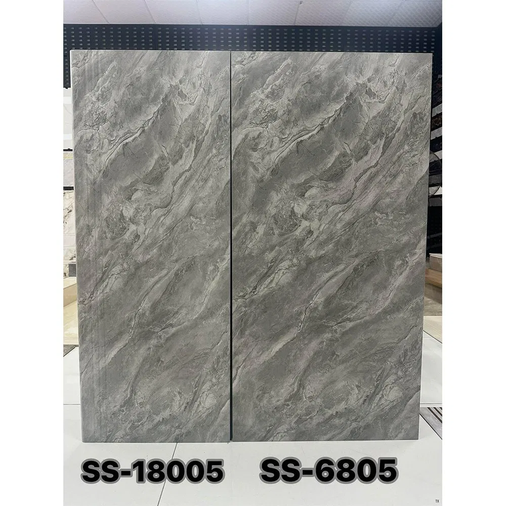 Customized Design Marble Look Porcelain Floor Tiles Stairs Matte Stair Steps and Risers