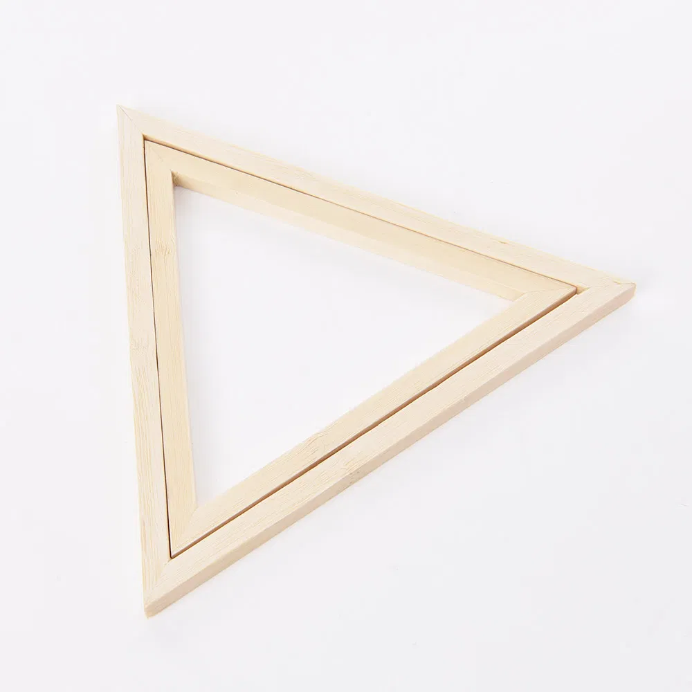 Triangle Bamboo Embroidery Display Frame Hoop