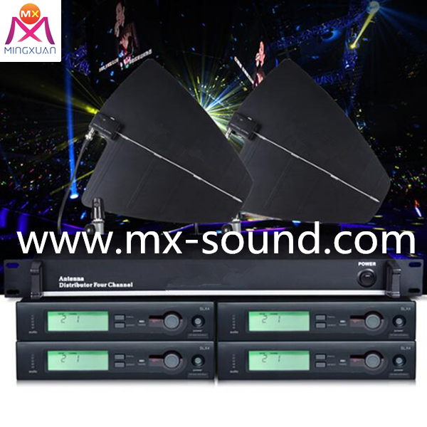 Stage UHF Wireless Microphone Professional 400m Antenna Amplifier