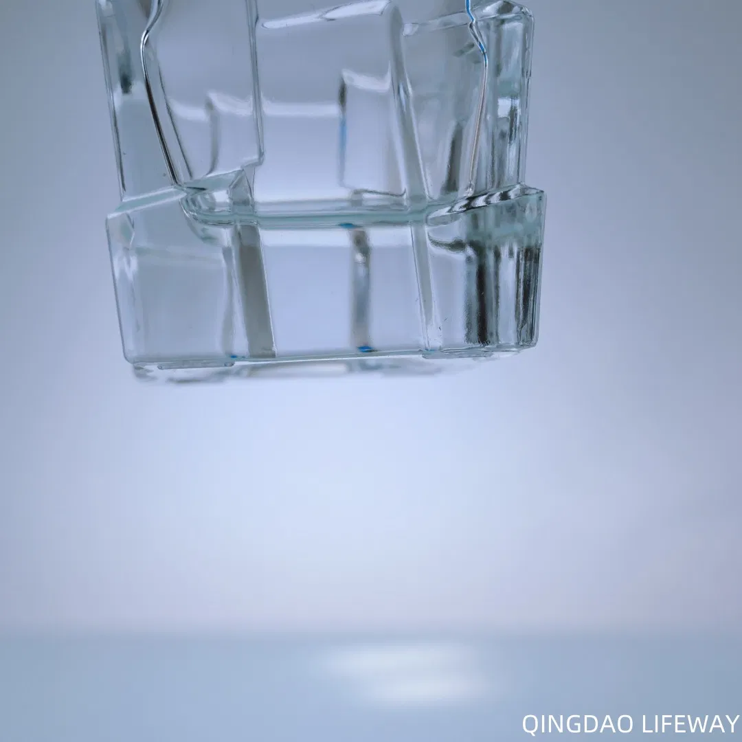 750ml Crafted Transparent Luxury Creative Glass Twist Decanter Set