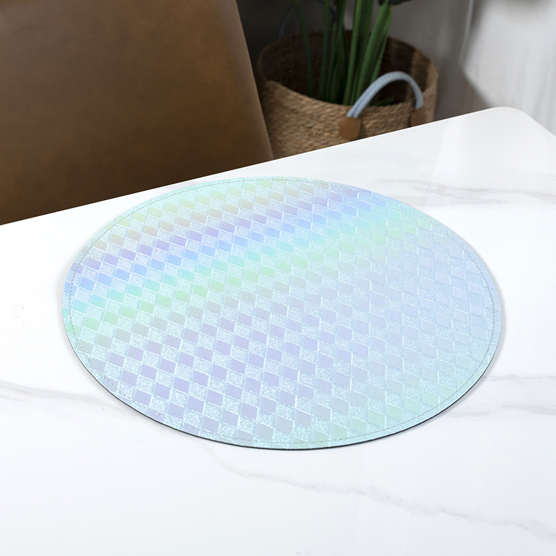 PVC Leather Hotel & Home Table Mats Waterproof & Oilproof Heat Insulation Placemats