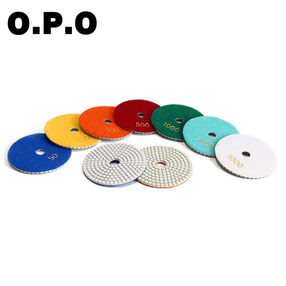 Алмазные шлифовальные чашки 8 дюймов для мрамора и бетона