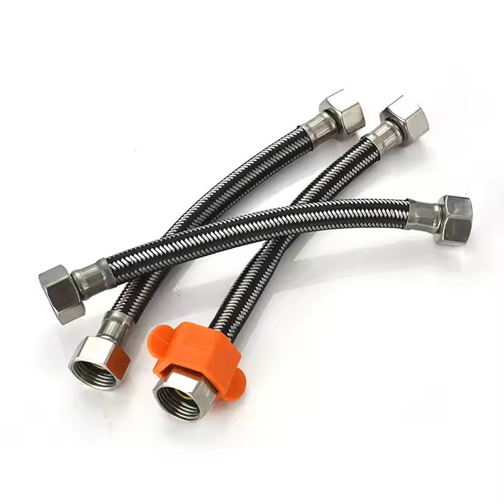 Stainless Steel Basin Water Heater Connector Flexible Braided Plumbing Hose